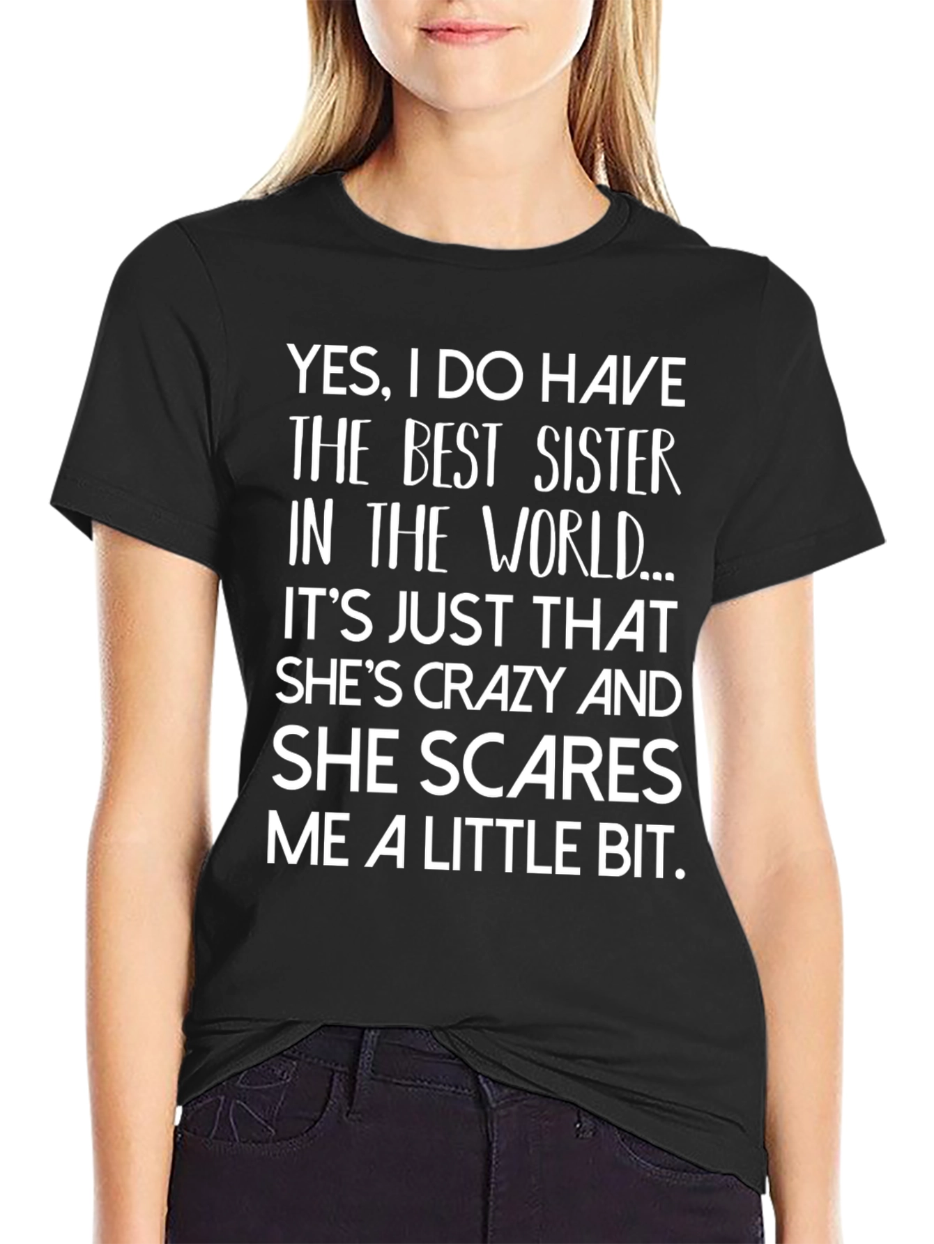 Funny Best Sister Graphic Tee