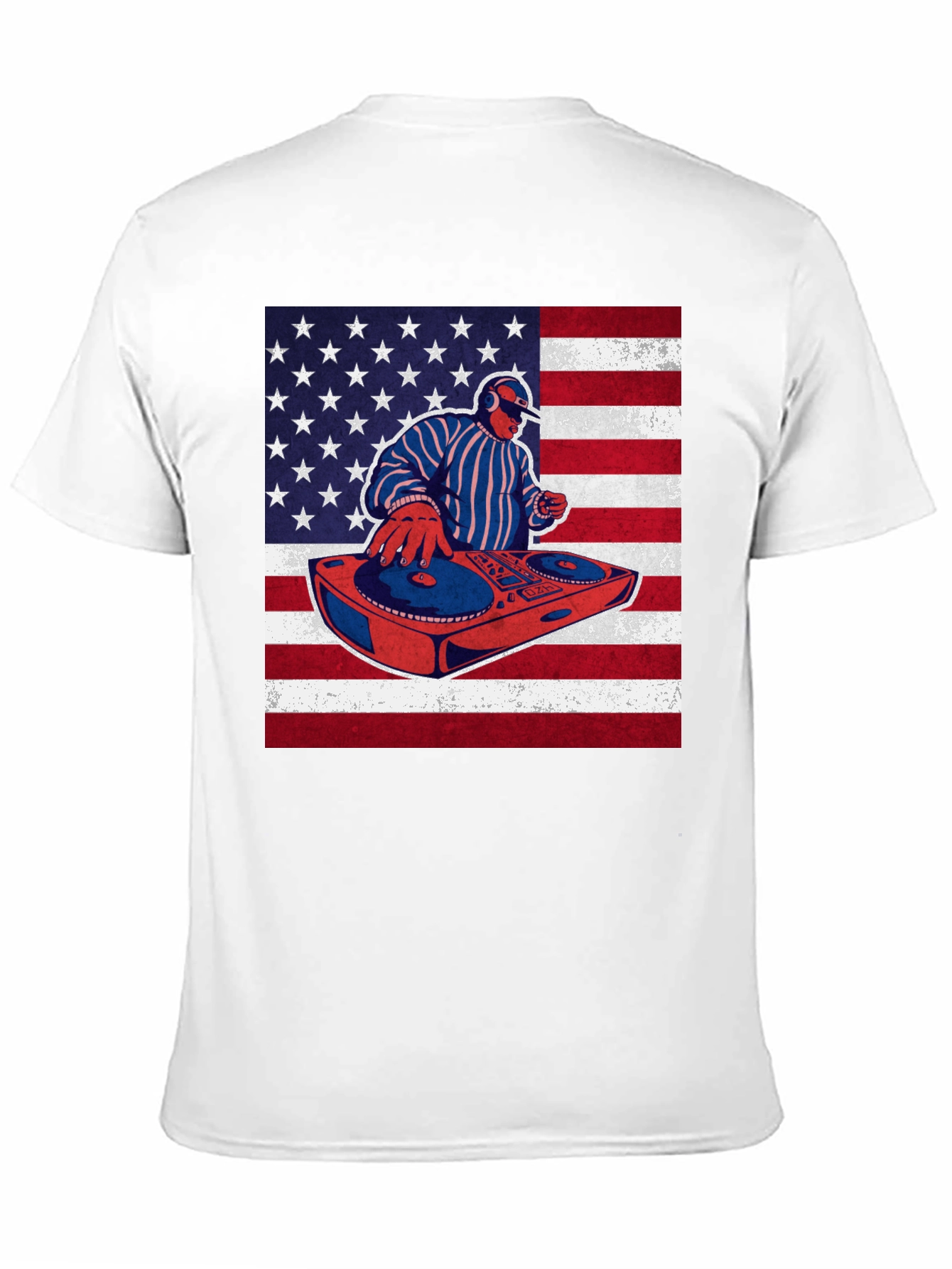 DJ American Flag T-Shirt