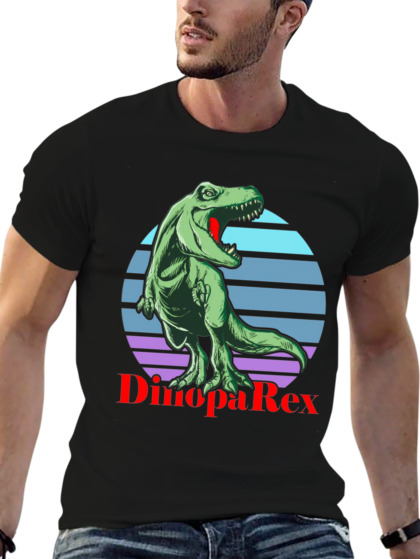 Dino PaRex T-Shirt - Retro Dinosaur Tee