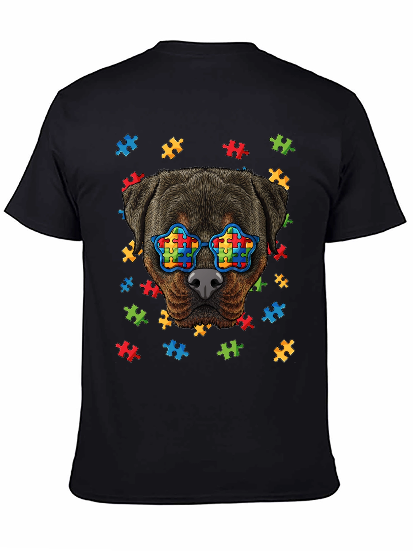Autism Awareness Rottweiler T-Shirt
