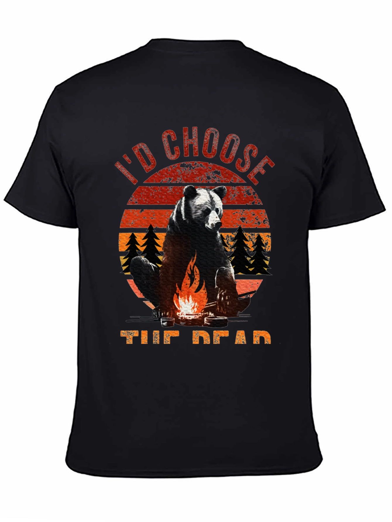 Id Choose the Dead Bear Campfire T-Shirt