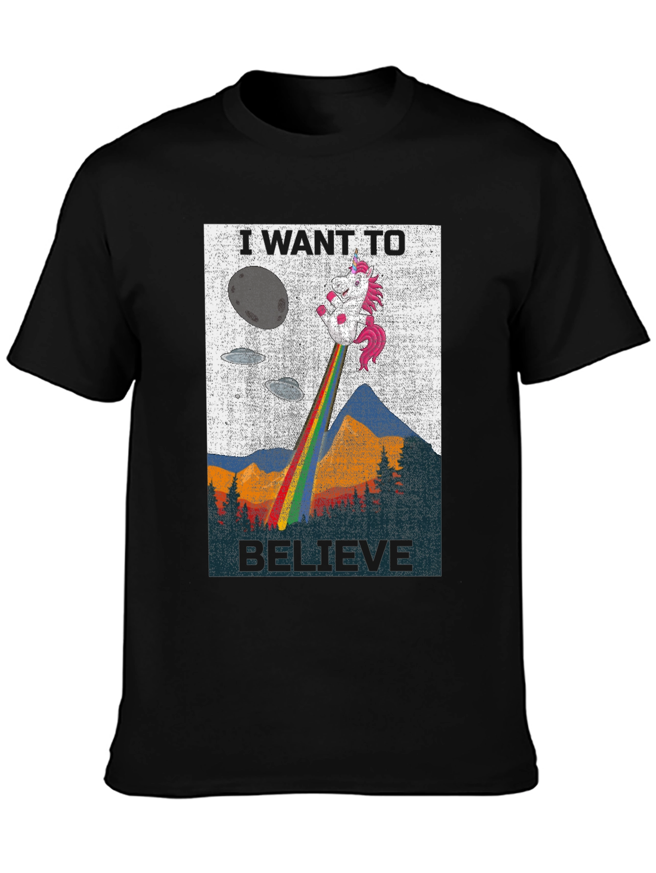 I Want to Believe Unicorn Tee