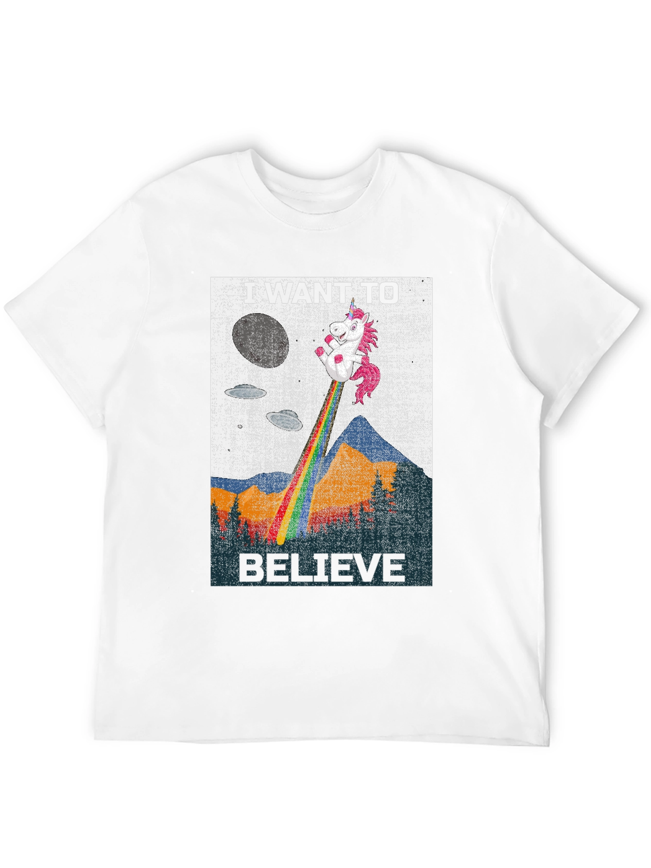 I Want to Believe Unicorn Tee