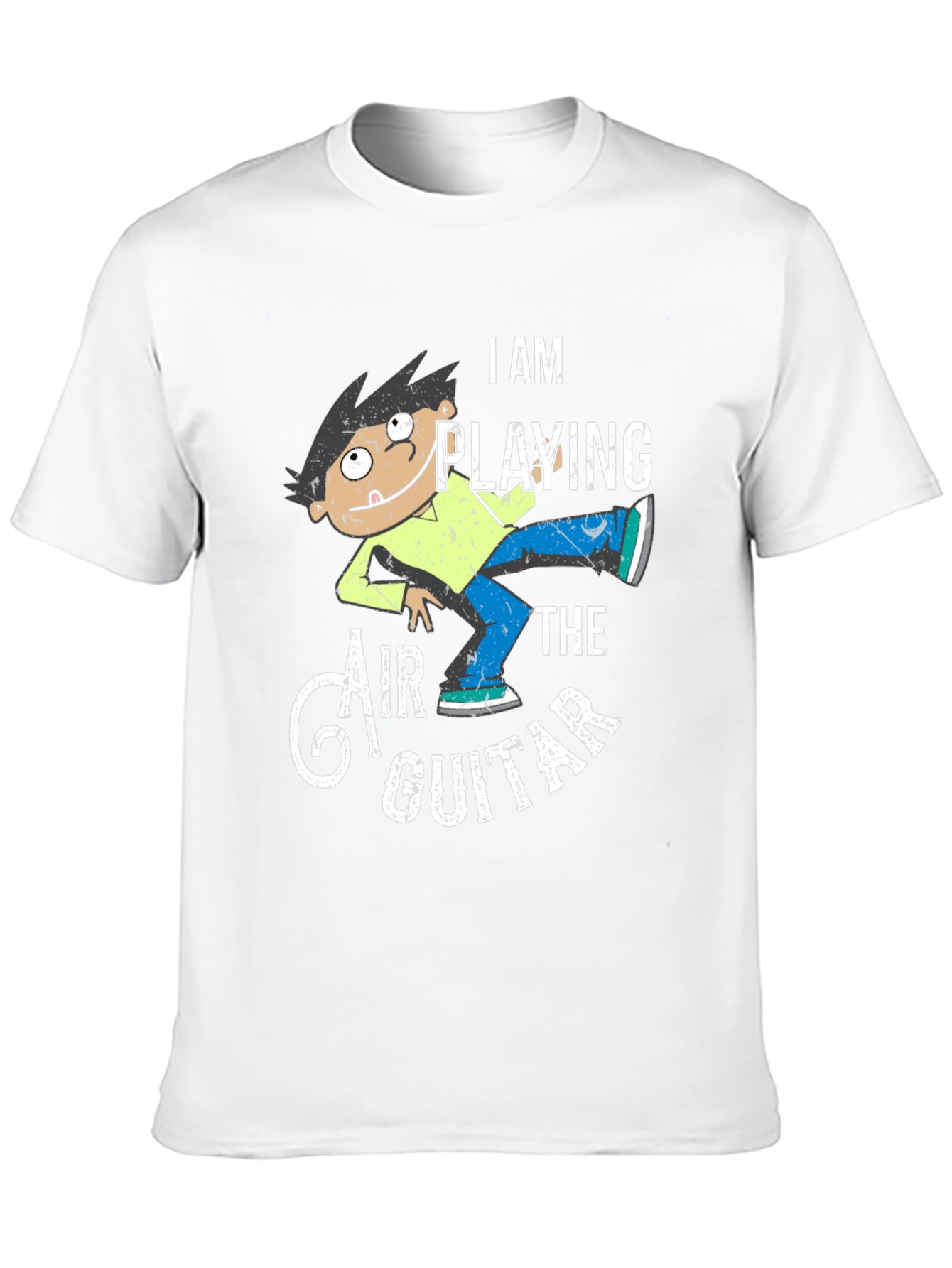 Air Guitarist Graphic Tee - Funny Musician T-Shirt