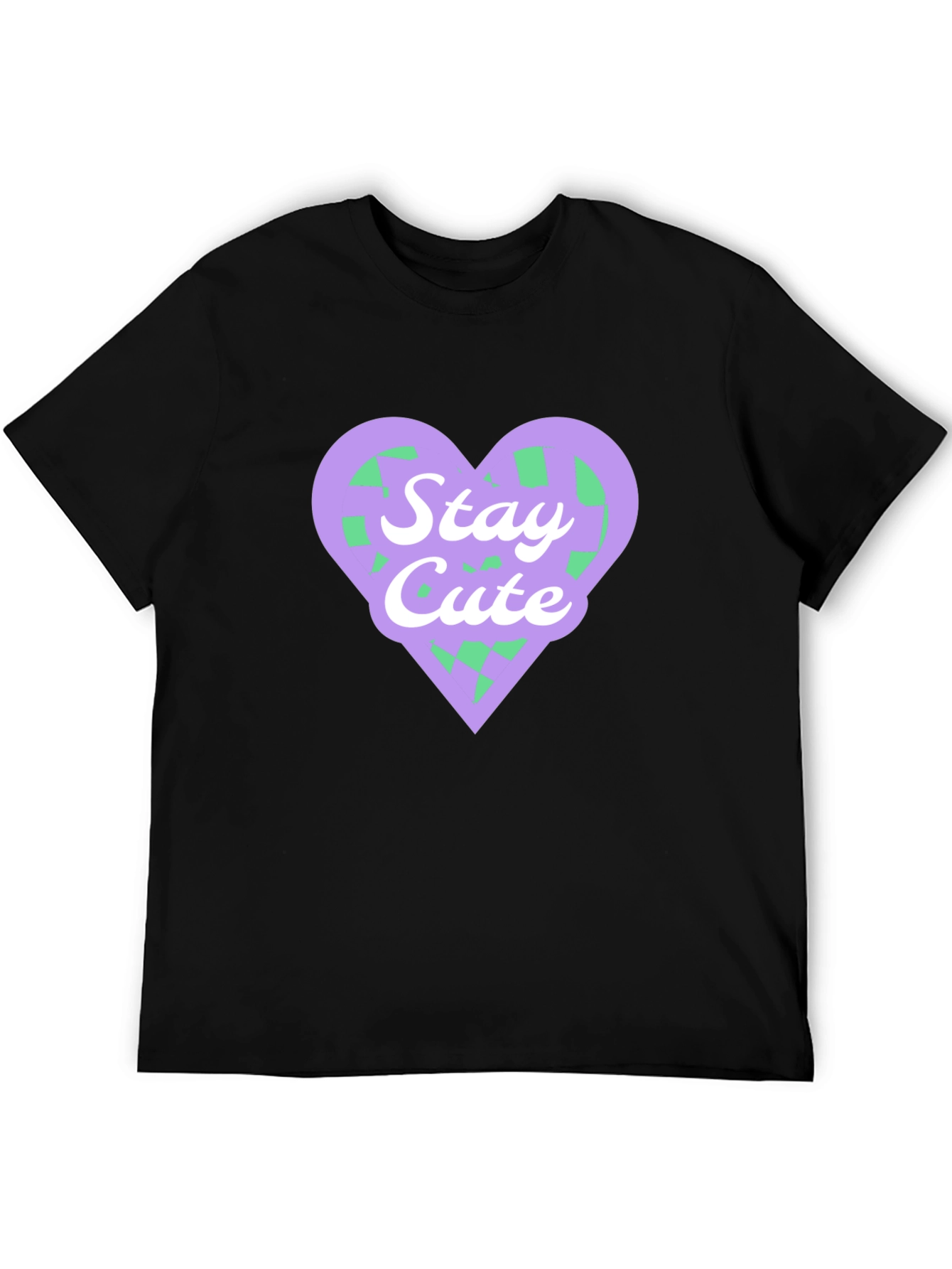 Stay Cute Heart Graphic T-Shirt