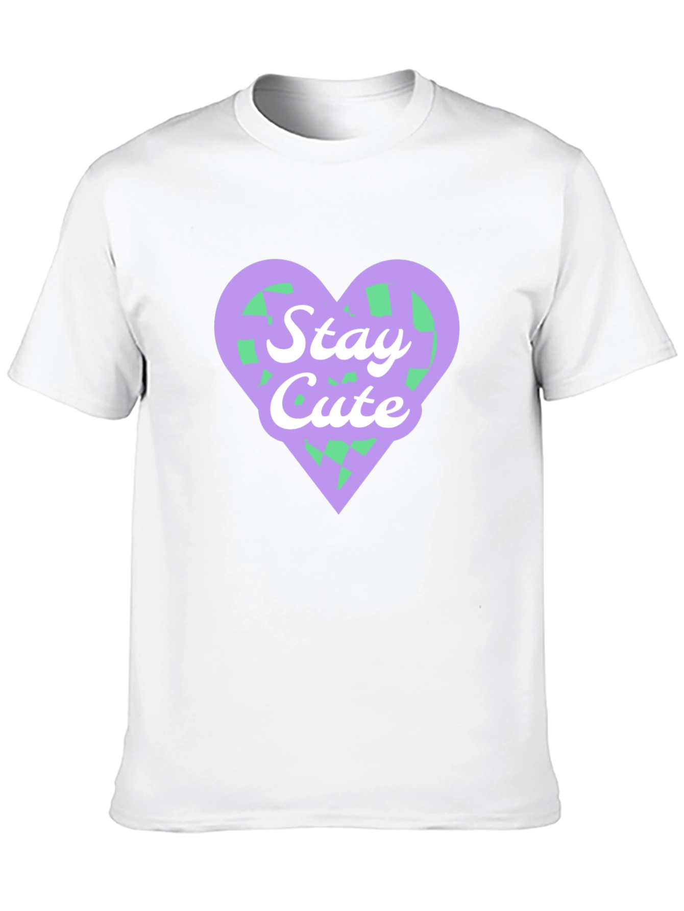 Stay Cute Heart Graphic T-Shirt