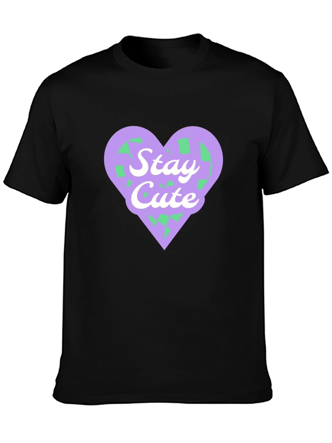 Stay Cute Heart Graphic T-Shirt