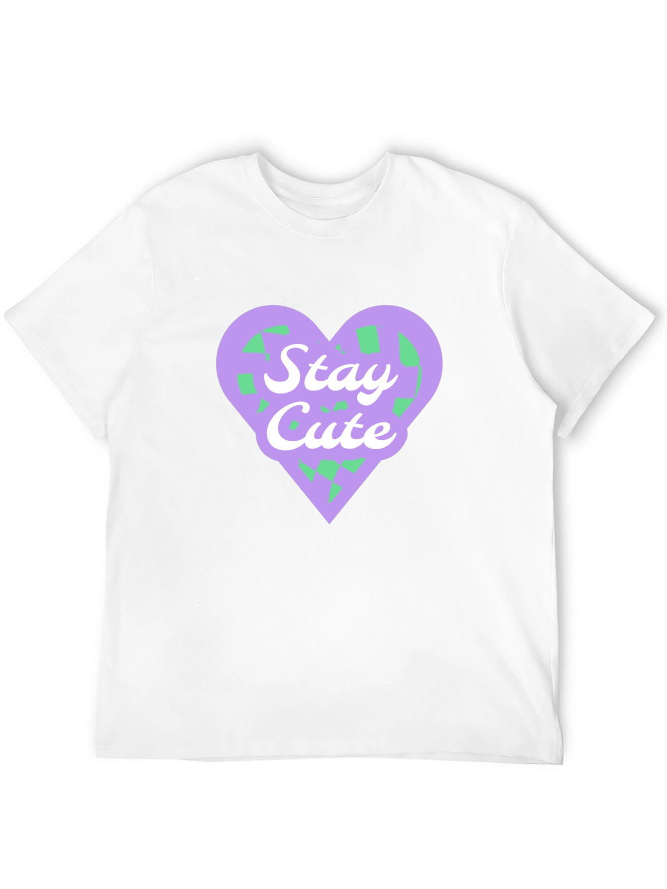 Stay Cute Heart Graphic T-Shirt