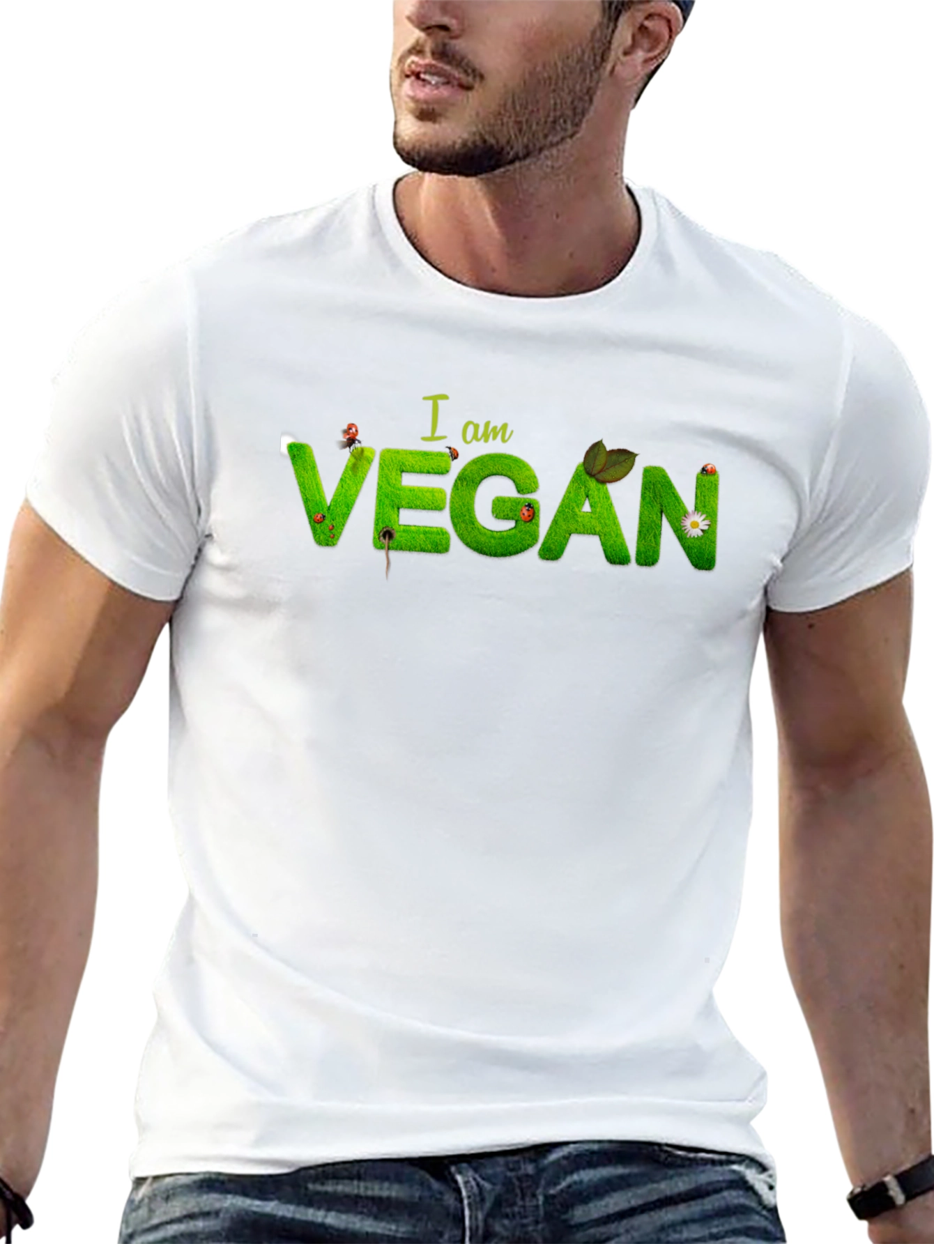 I Am Vegan Tee - Nature Inspired Vegan Shirt