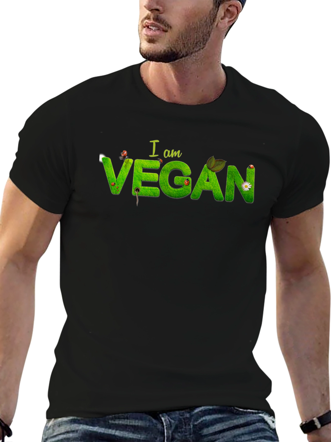 I Am Vegan Tee - Nature Inspired Vegan Shirt