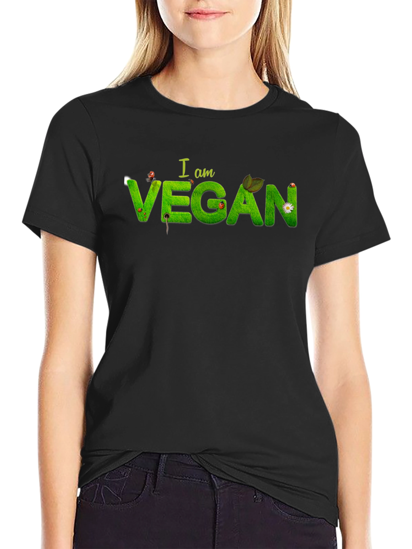 I Am Vegan Tee - Nature Inspired Vegan Shirt