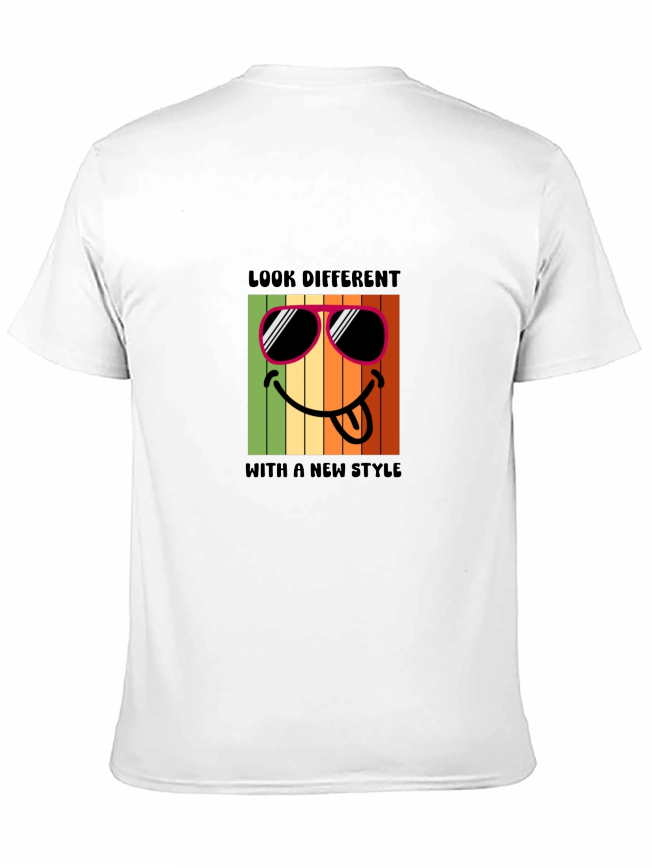 Cool Smiley Face Graphic T-Shirt