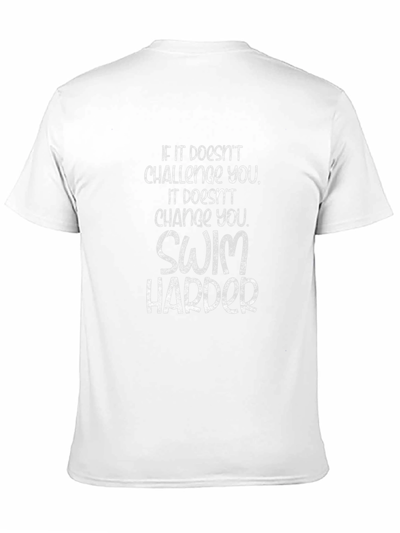 Swim Harder Graphic T-Shirt - Motivational Workout Tee