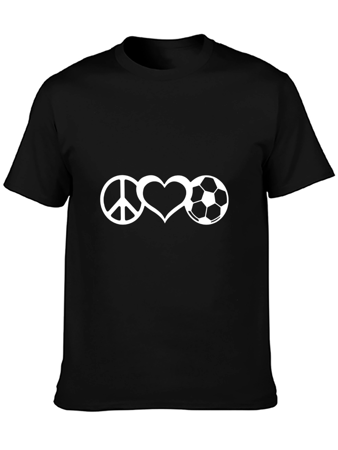 Peace Love Soccer T-Shirt - Stylish & Comfy