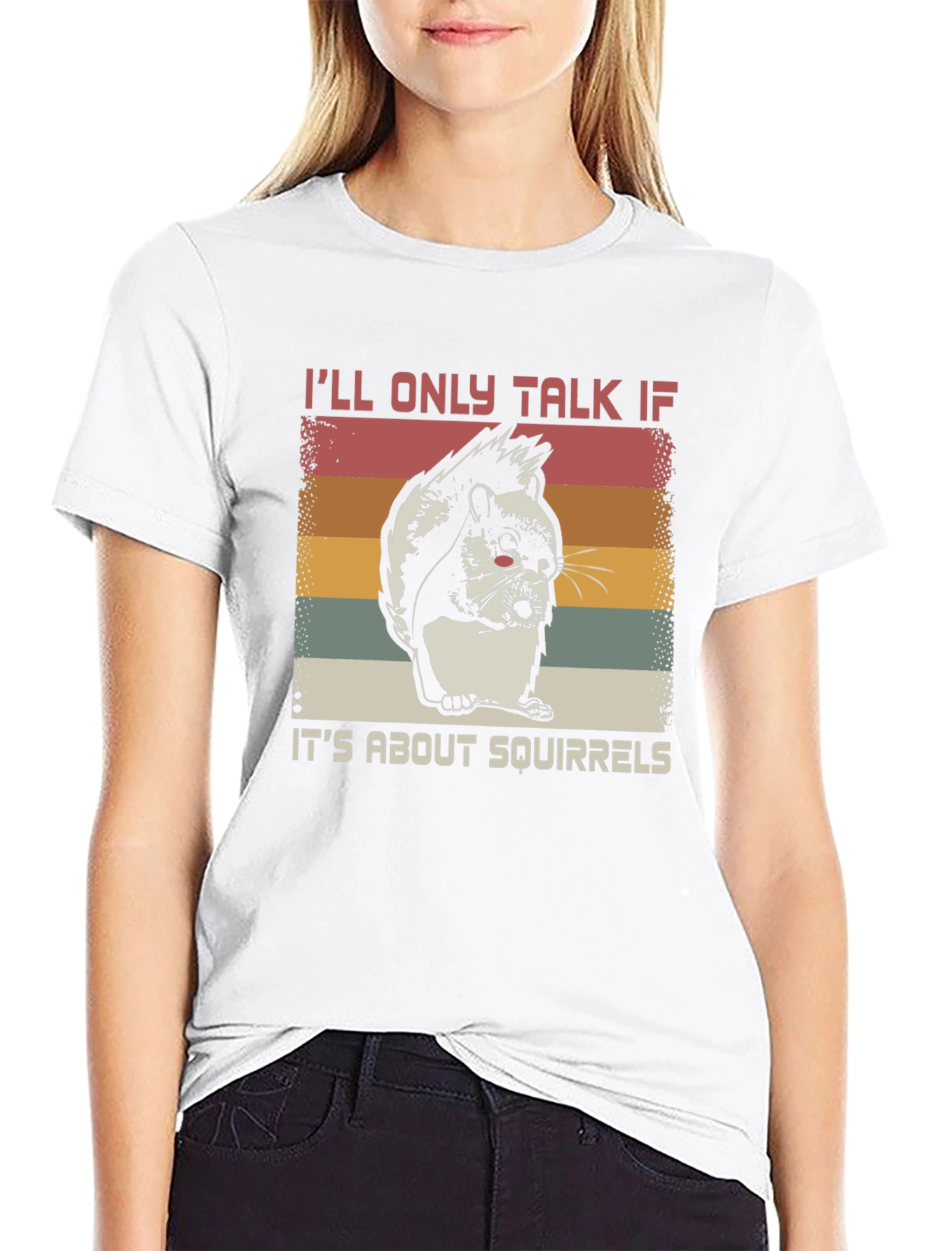 Squirrel Lover T-Shirt - Ill Only Talk About Squirrels