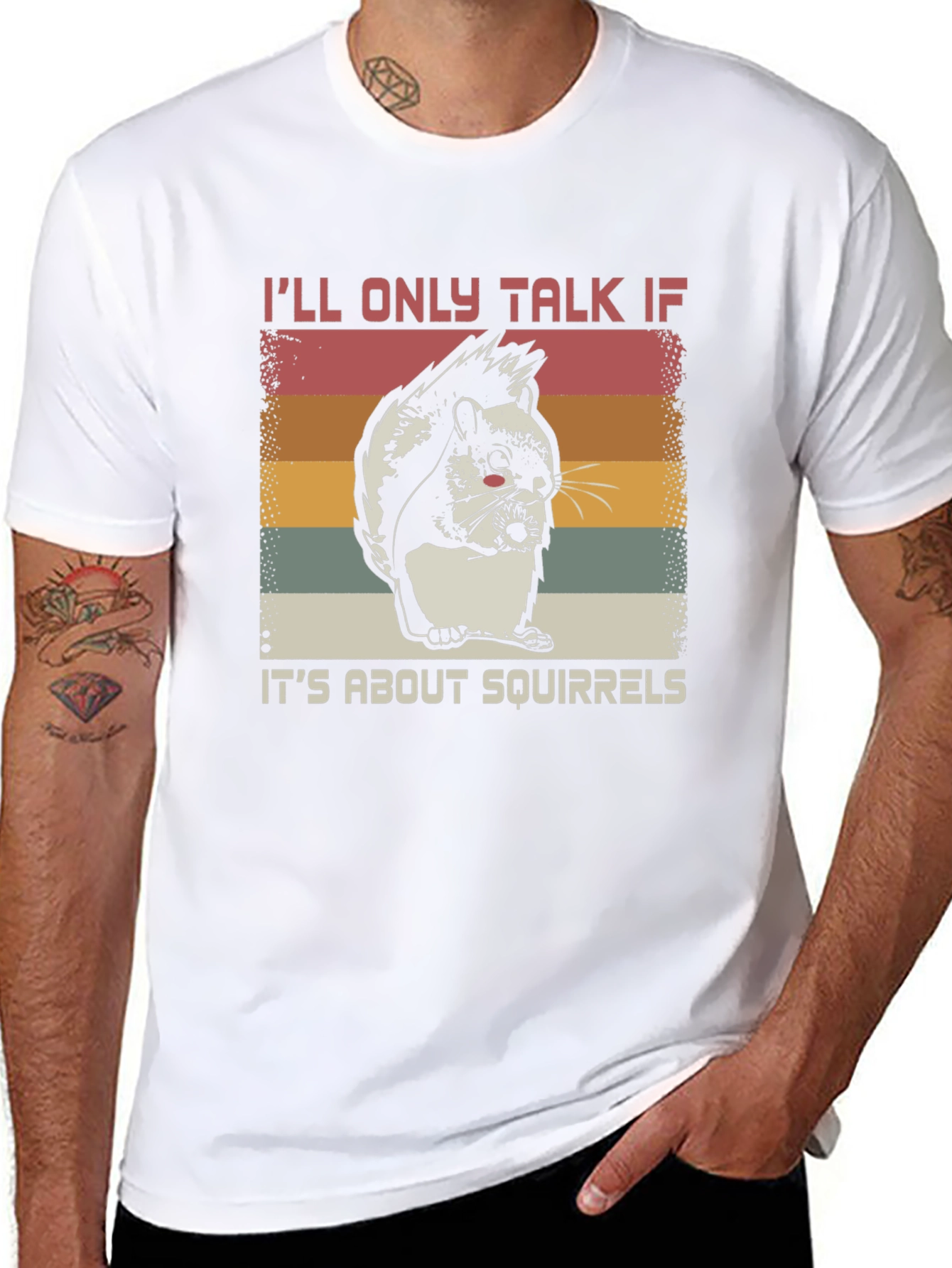 Squirrel Lover T-Shirt - Ill Only Talk About Squirrels