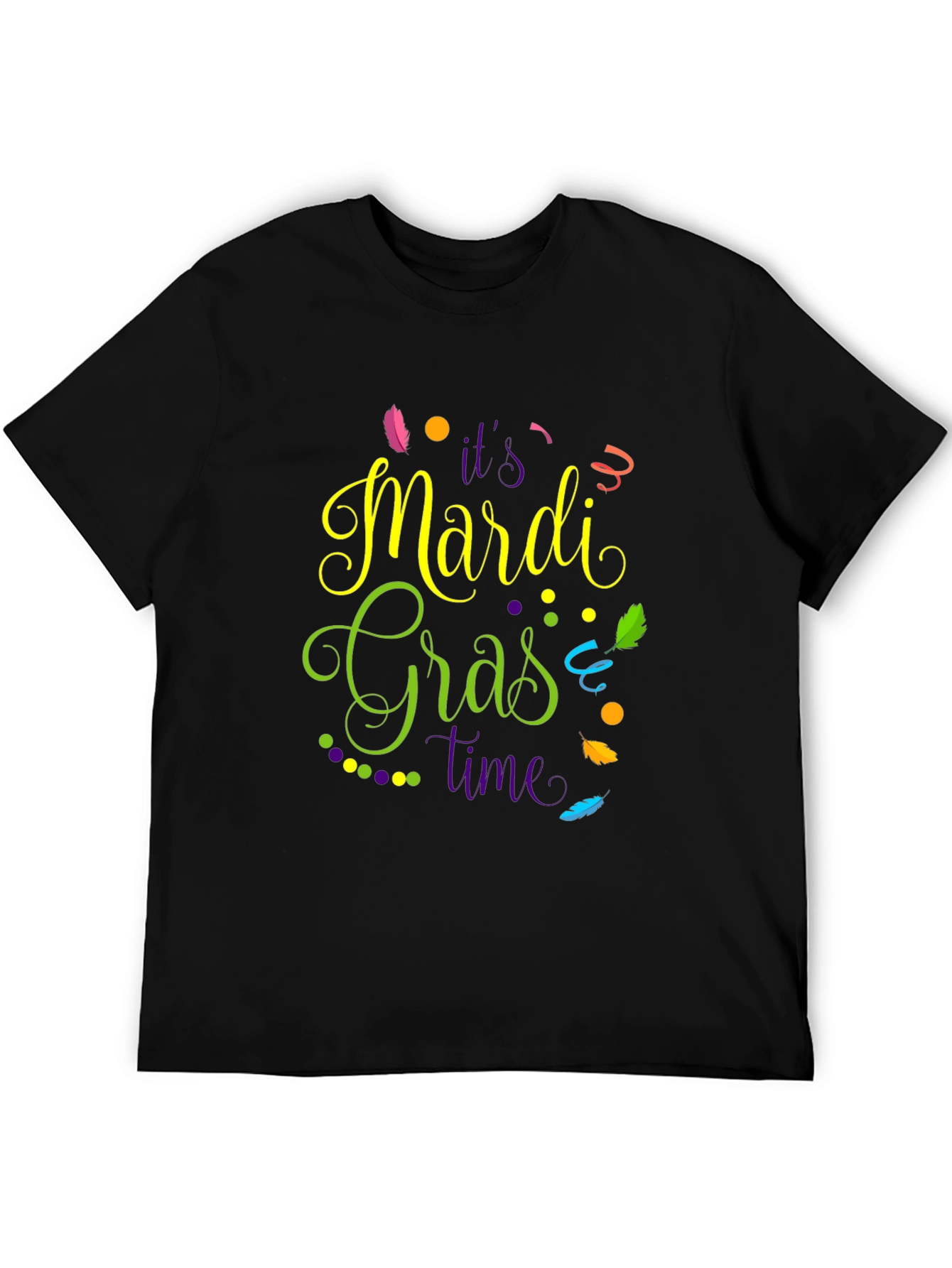 Mardi Gras Time T-Shirt - Celebration Tee