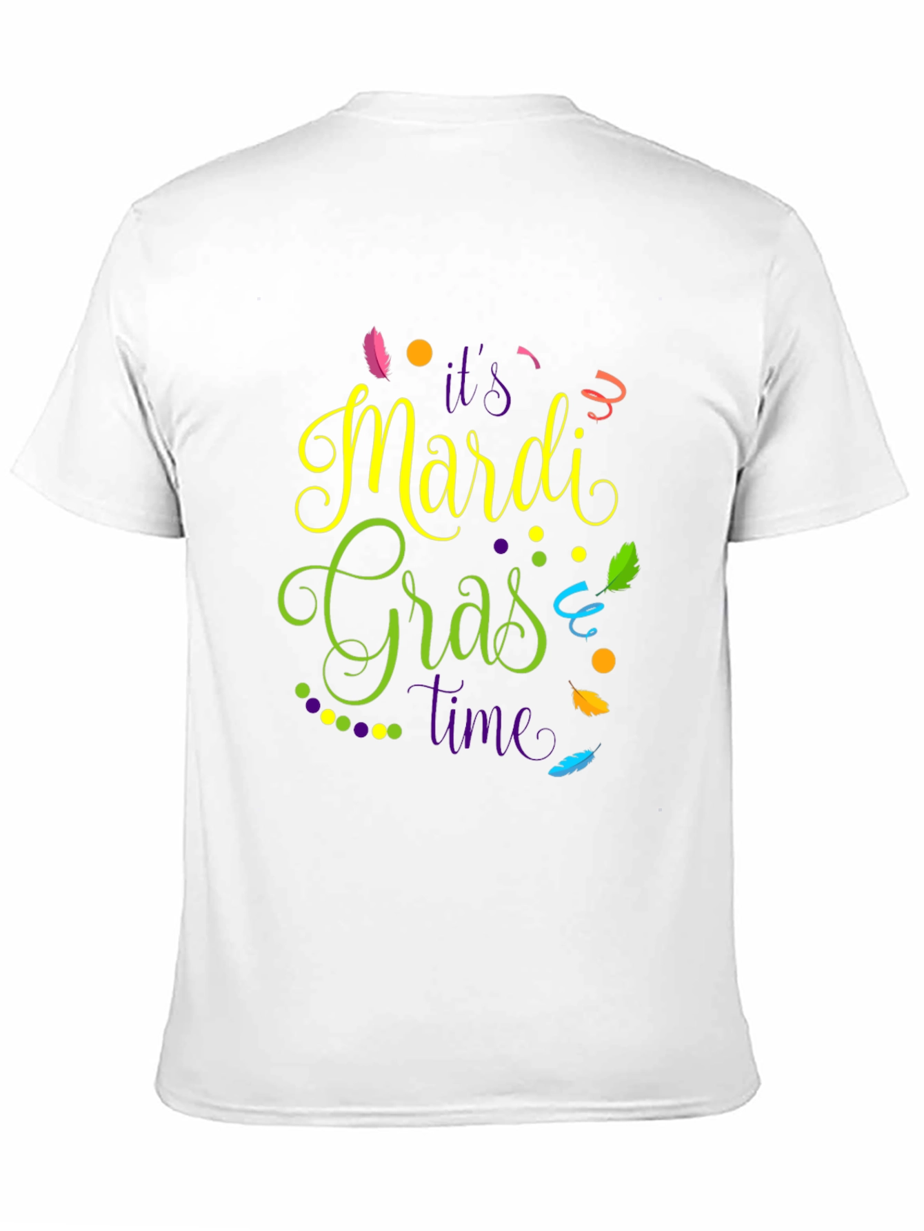 Mardi Gras Time T-Shirt - Celebration Tee