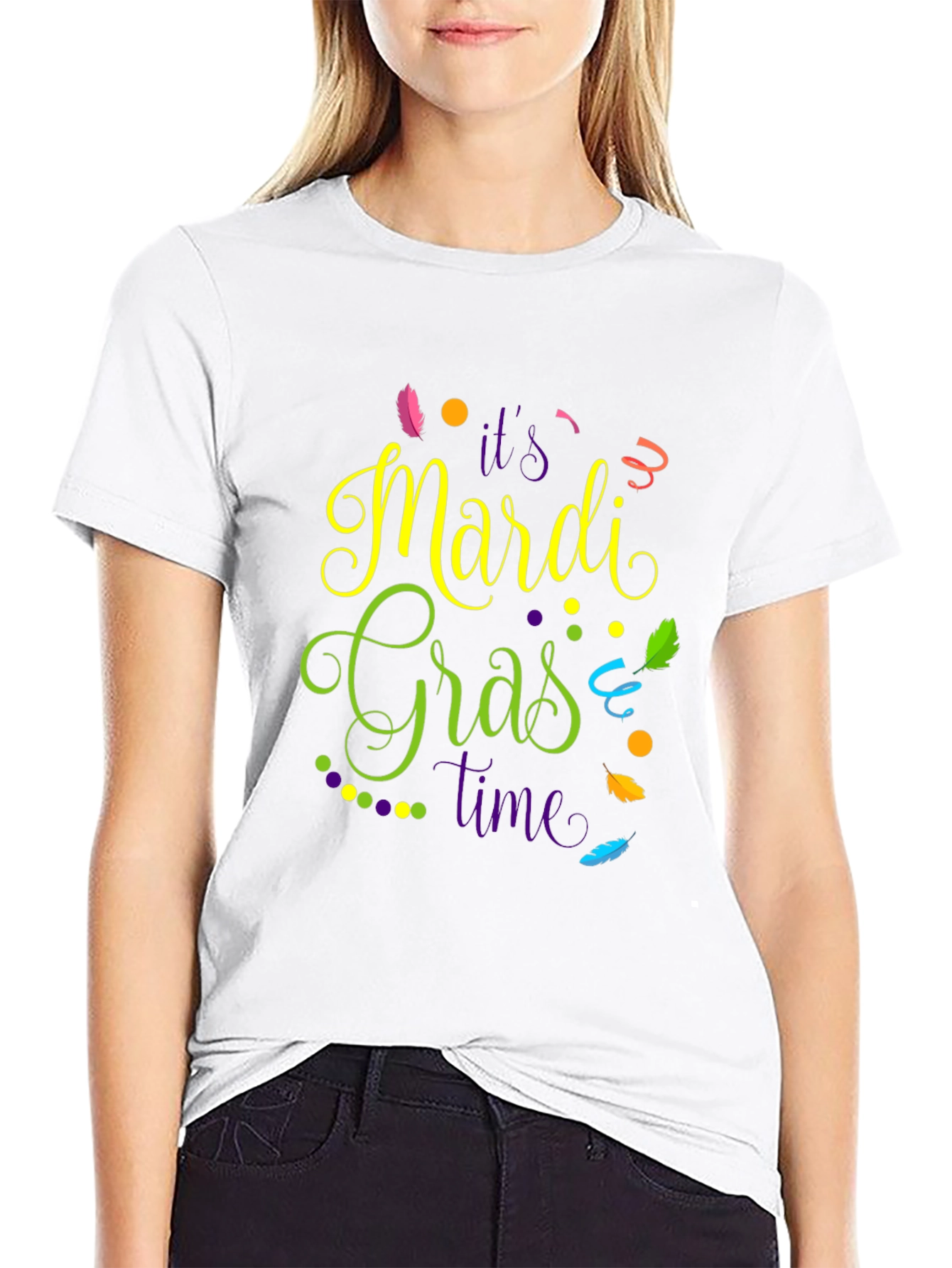 Mardi Gras Time T-Shirt - Celebration Tee