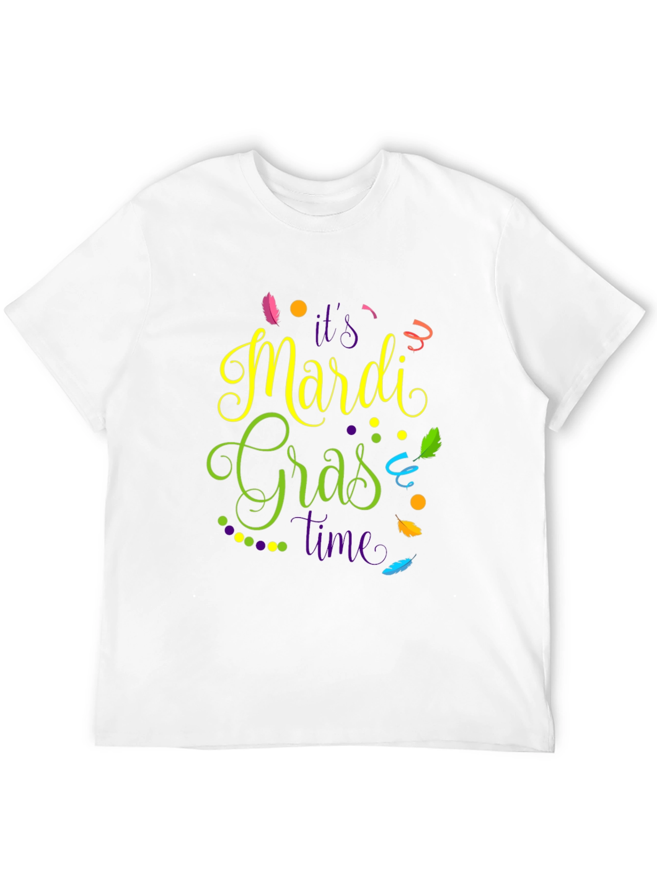 Mardi Gras Time T-Shirt - Celebration Tee