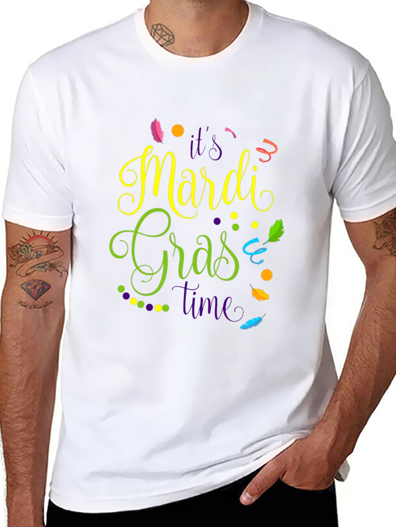 Mardi Gras Time T-Shirt - Celebration Tee