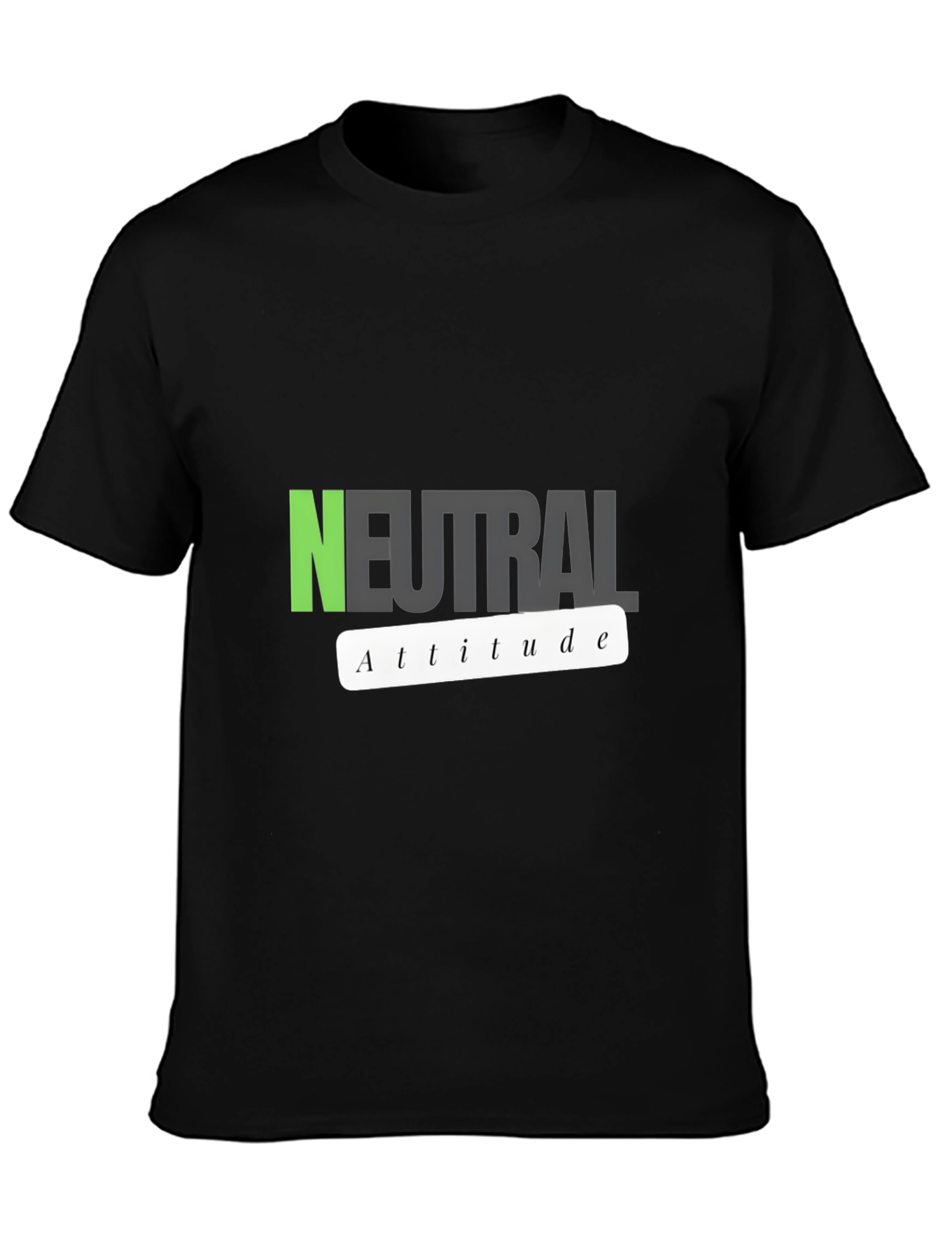Neutral Attitude Graphic T-Shirt