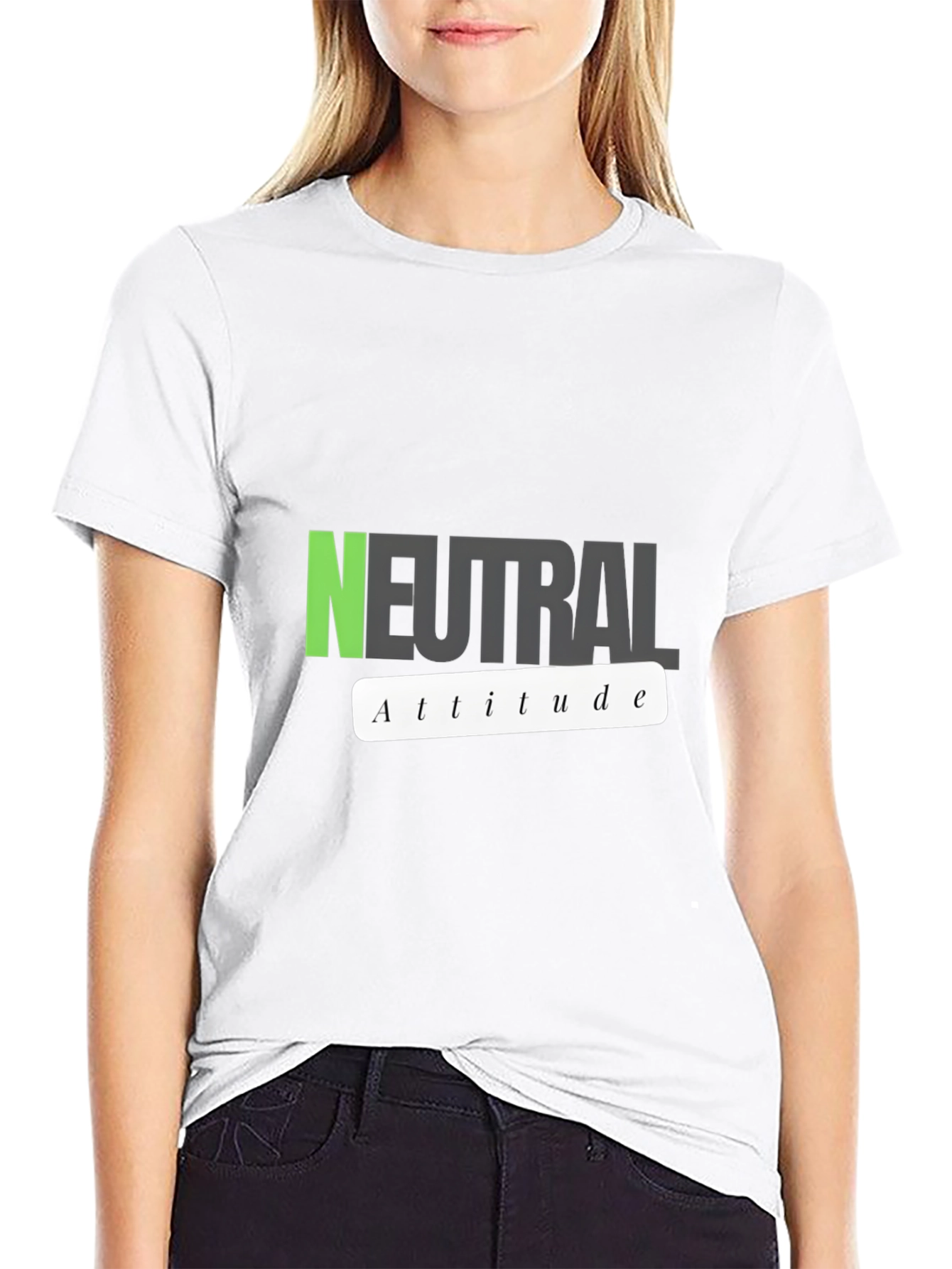 Neutral Attitude Graphic T-Shirt