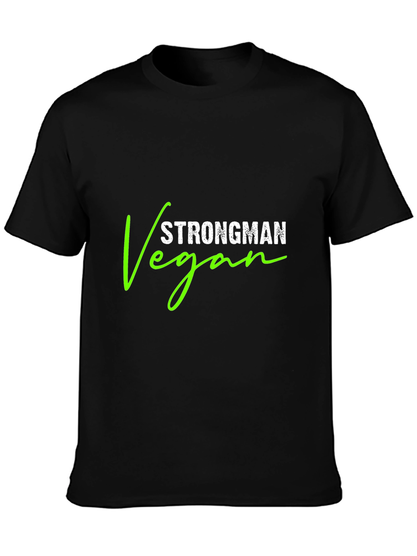 Strongman Vegan T-Shirt - Black