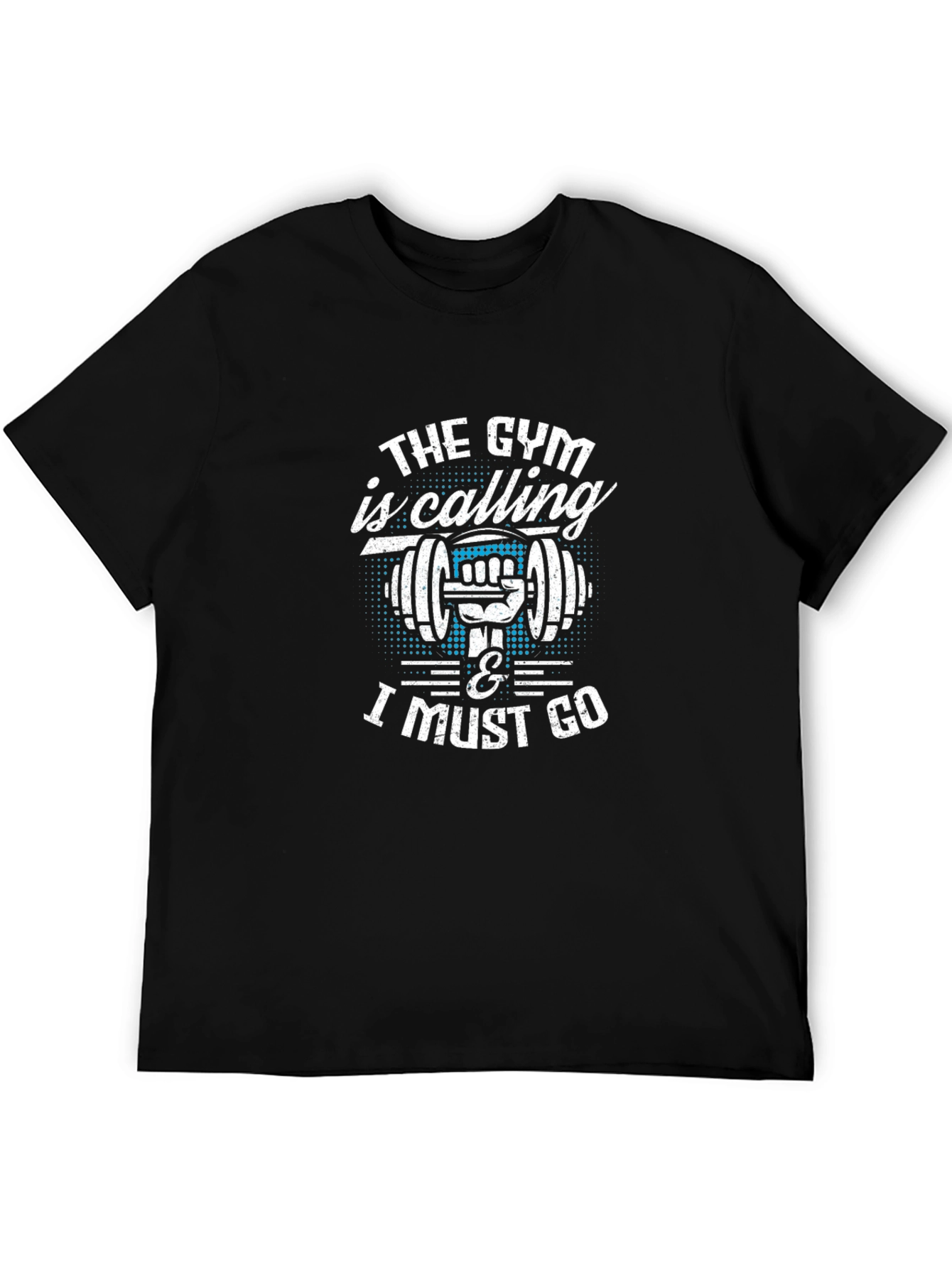 Gym Calling Graphic T-Shirt - Black