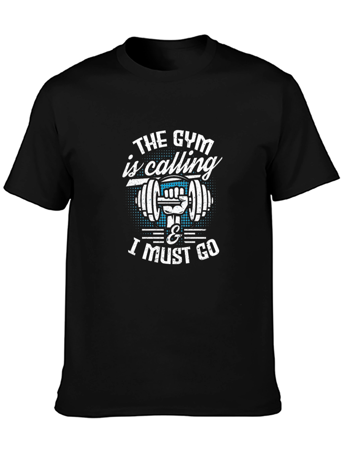 Gym Calling Graphic T-Shirt - Black