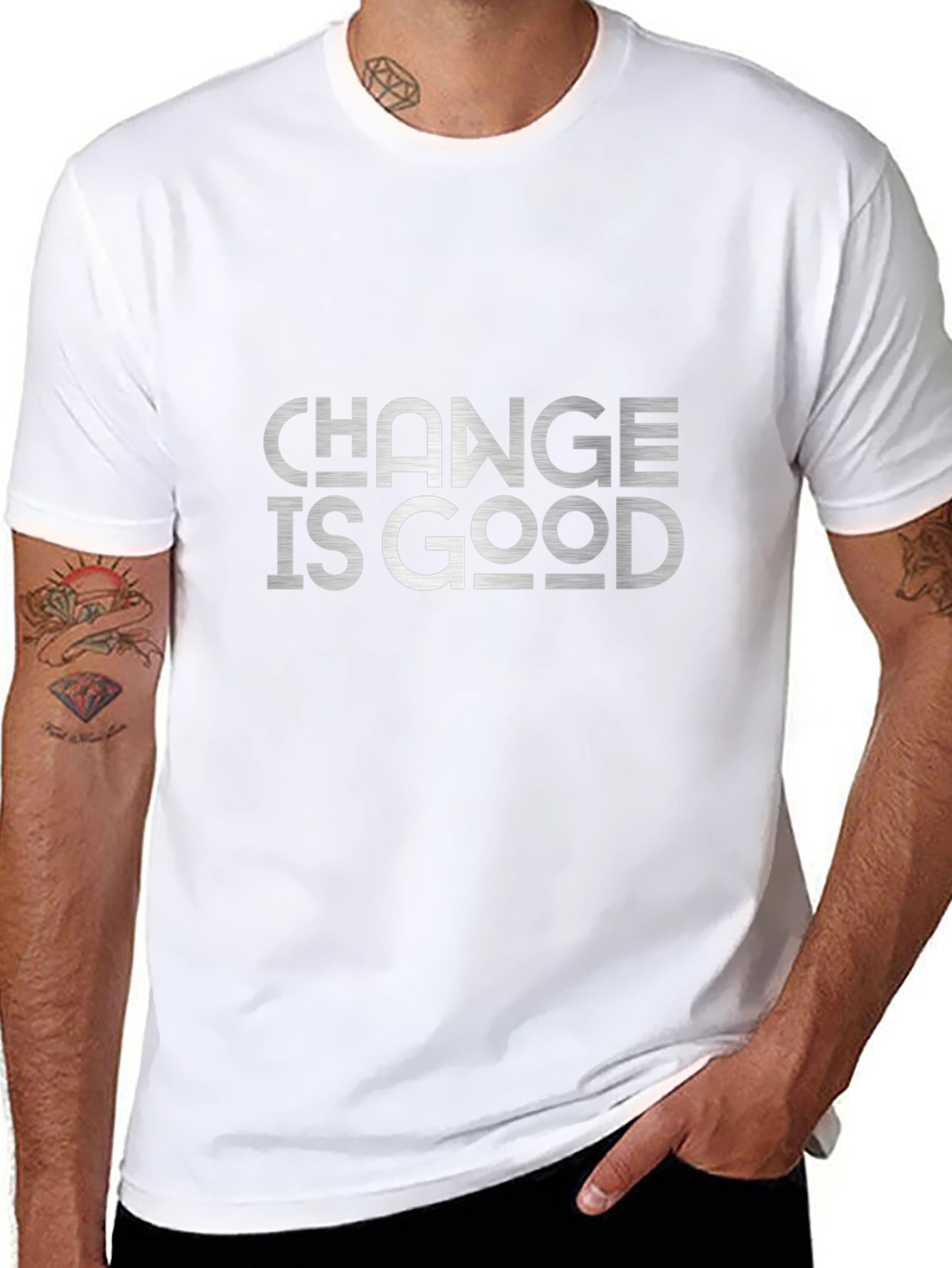 Change Is Good Graphic Tee - Black
