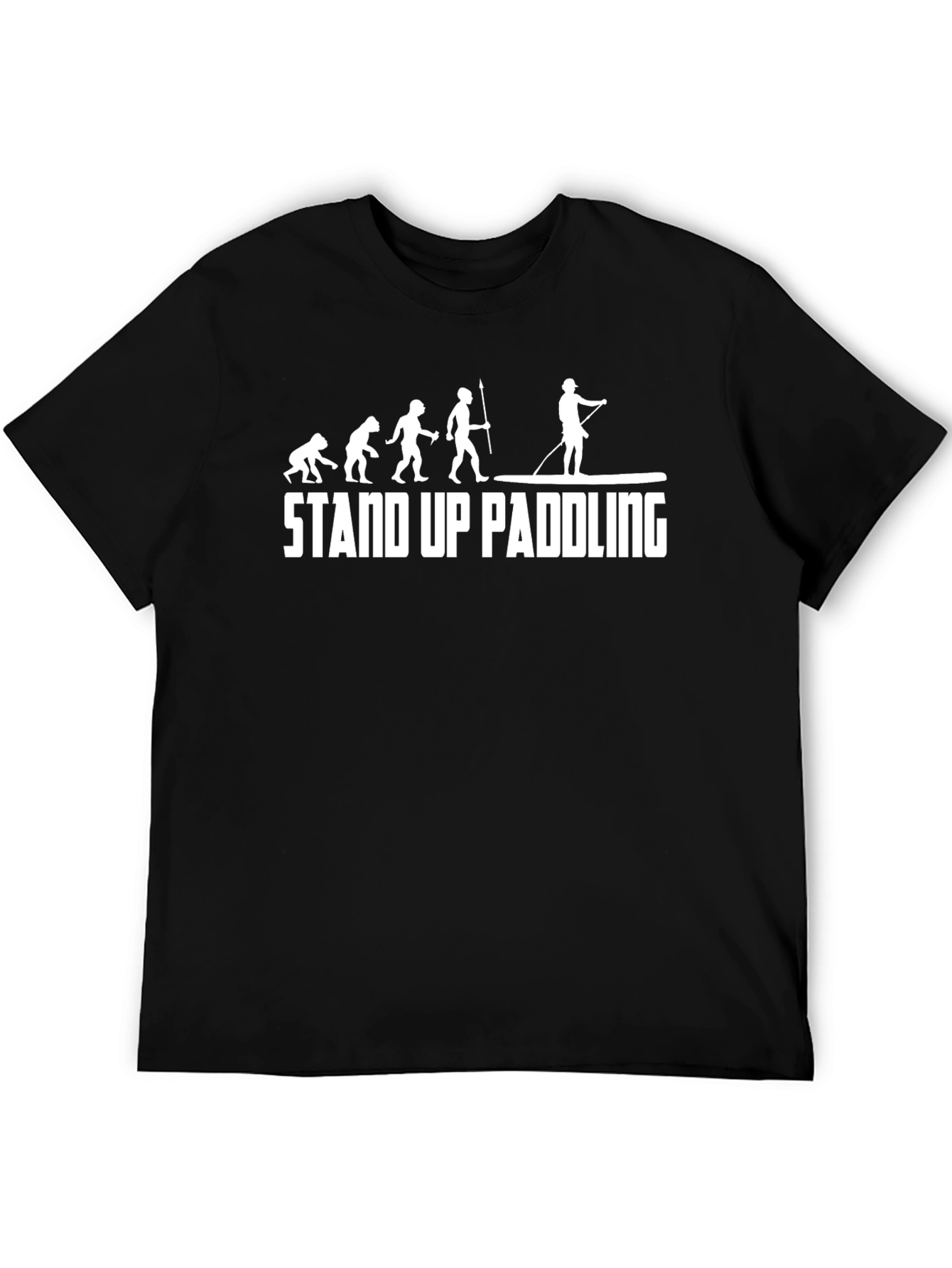Evolution Stand Up Paddling T-Shirt - Black