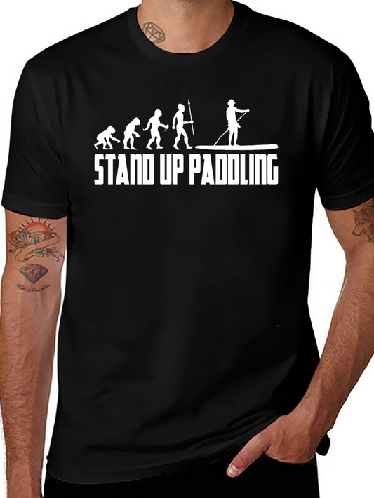 Evolution Stand Up Paddling T-Shirt - Black