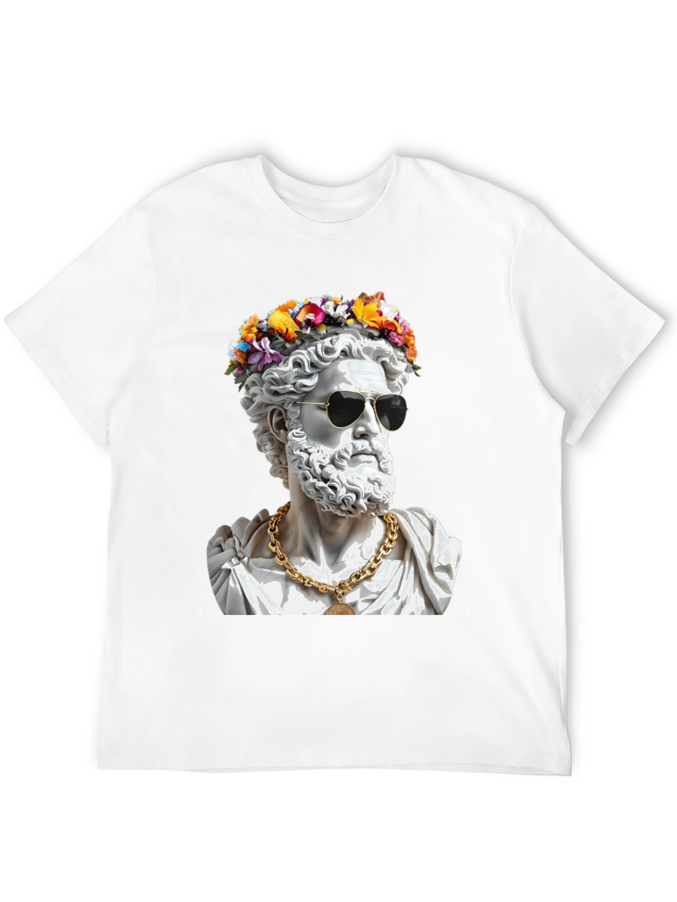 Greek God Statue T-Shirt
