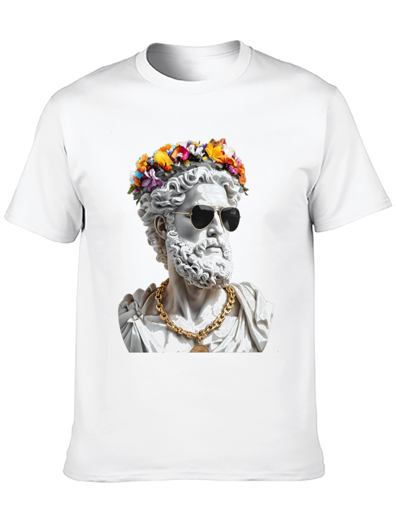 Greek God Statue T-Shirt