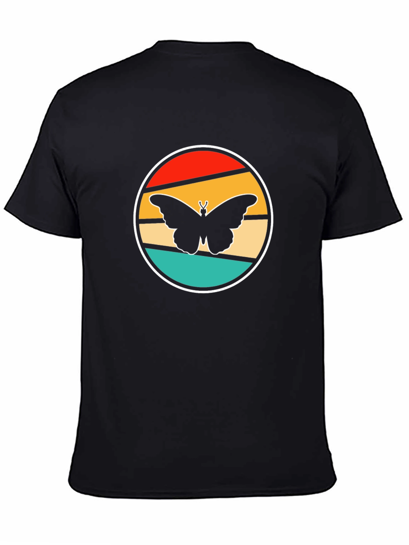Retro Butterfly Graphic Tee - Stylish Comfort