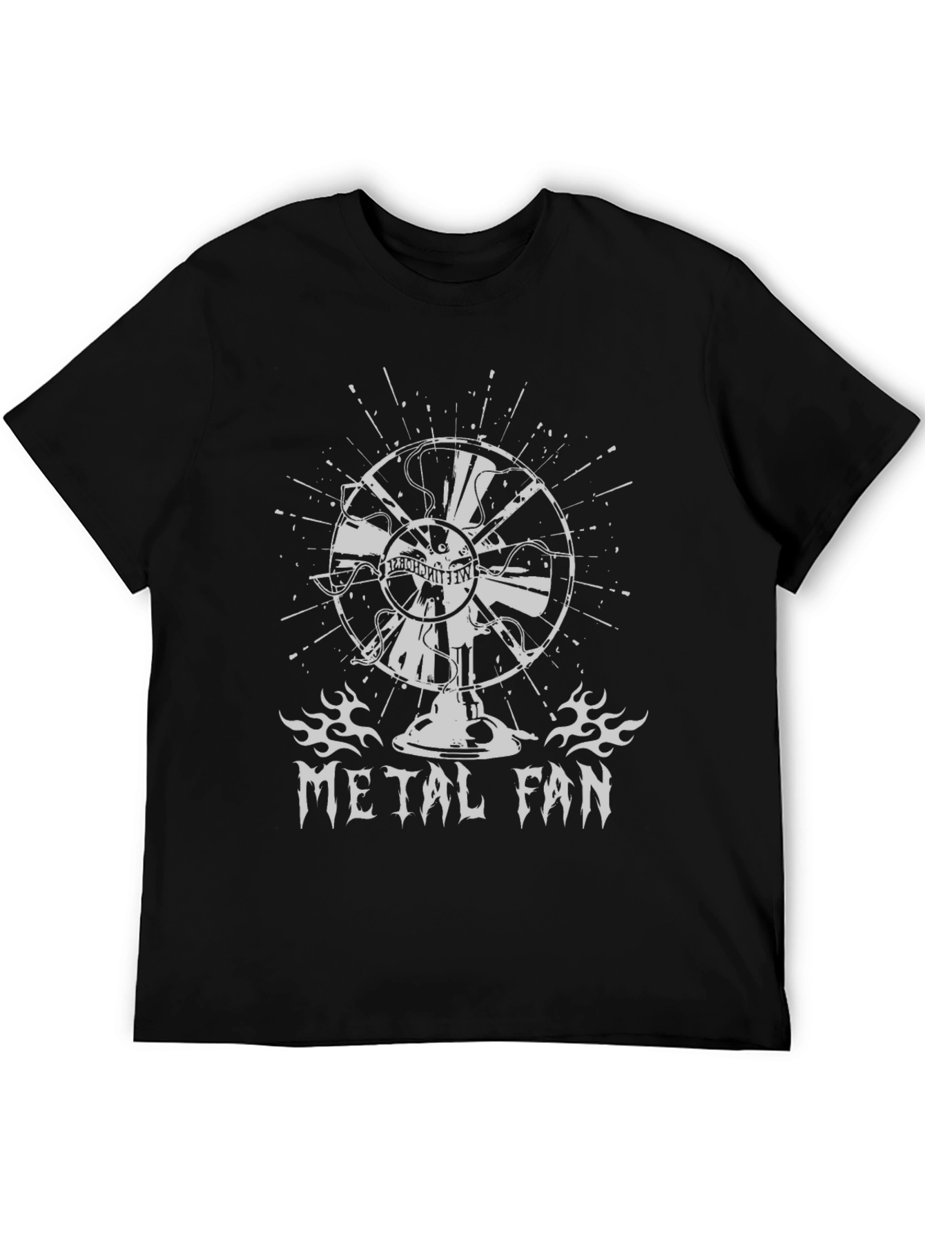 Metal Fan T-Shirt - Black Graphic Tee