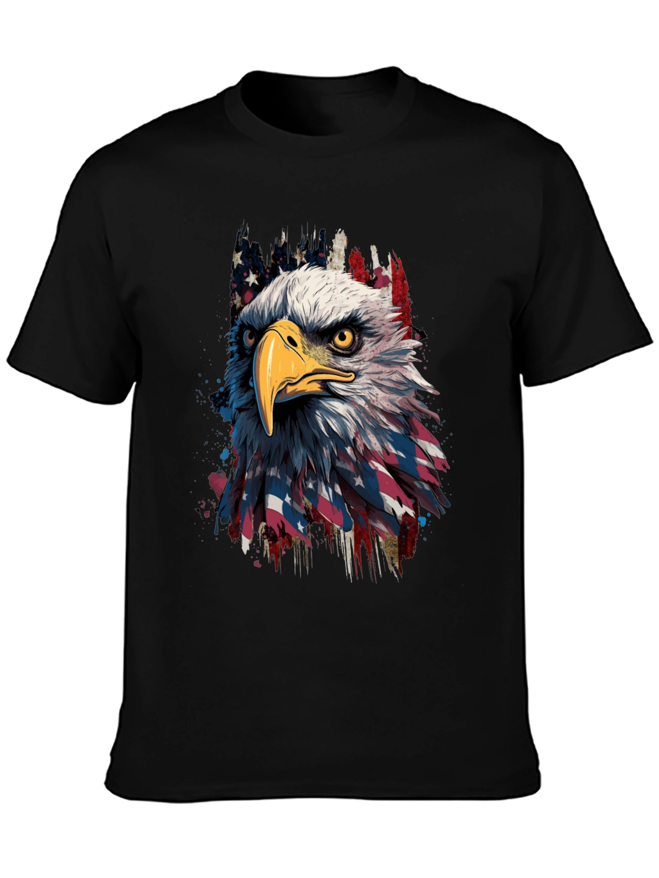 Eagle Flag Graphic Tee - Patriotic Menswear