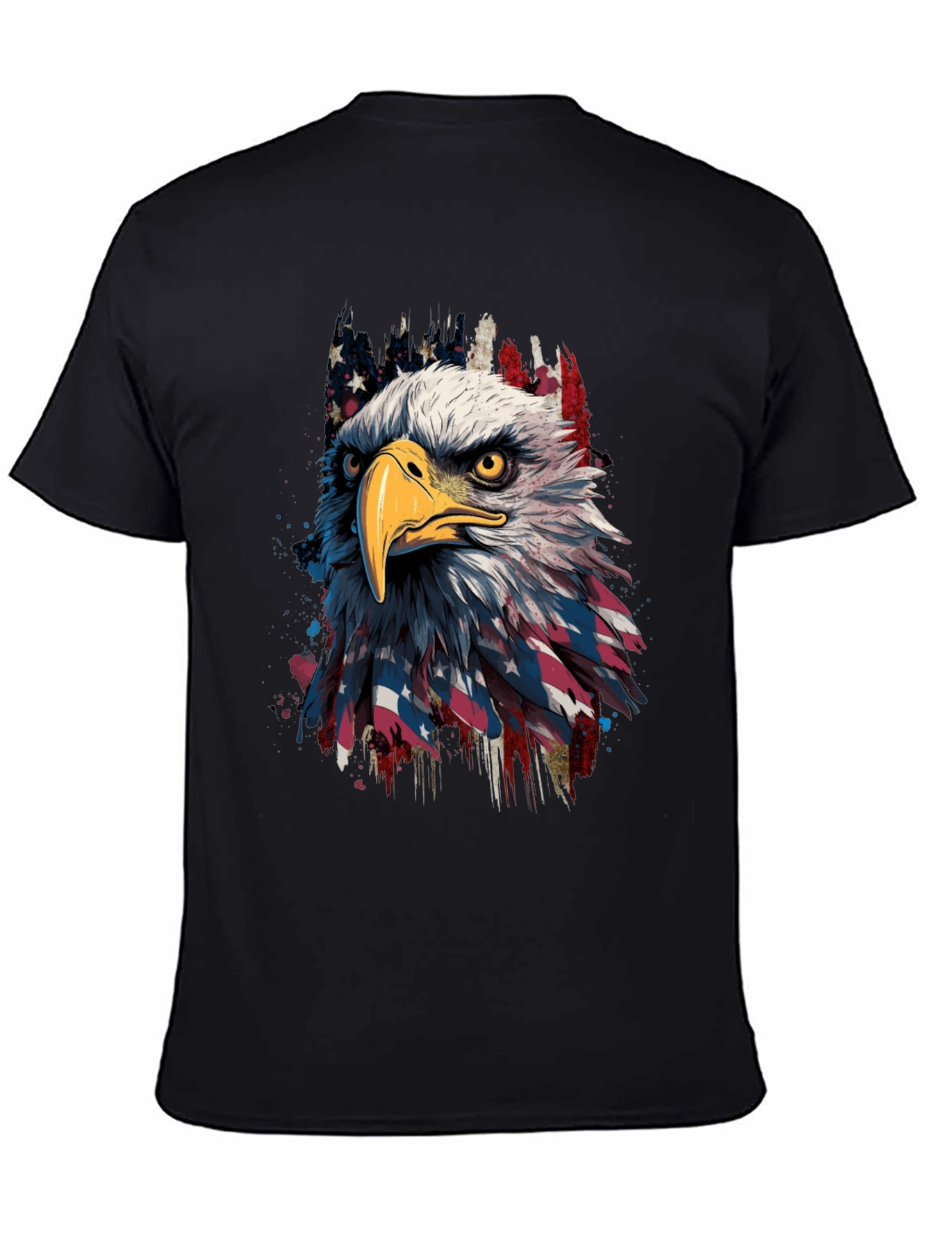 Eagle Flag Graphic Tee - Patriotic Menswear