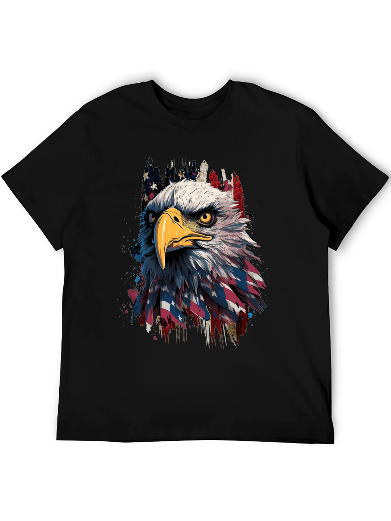 Eagle Flag Graphic Tee - Patriotic Menswear