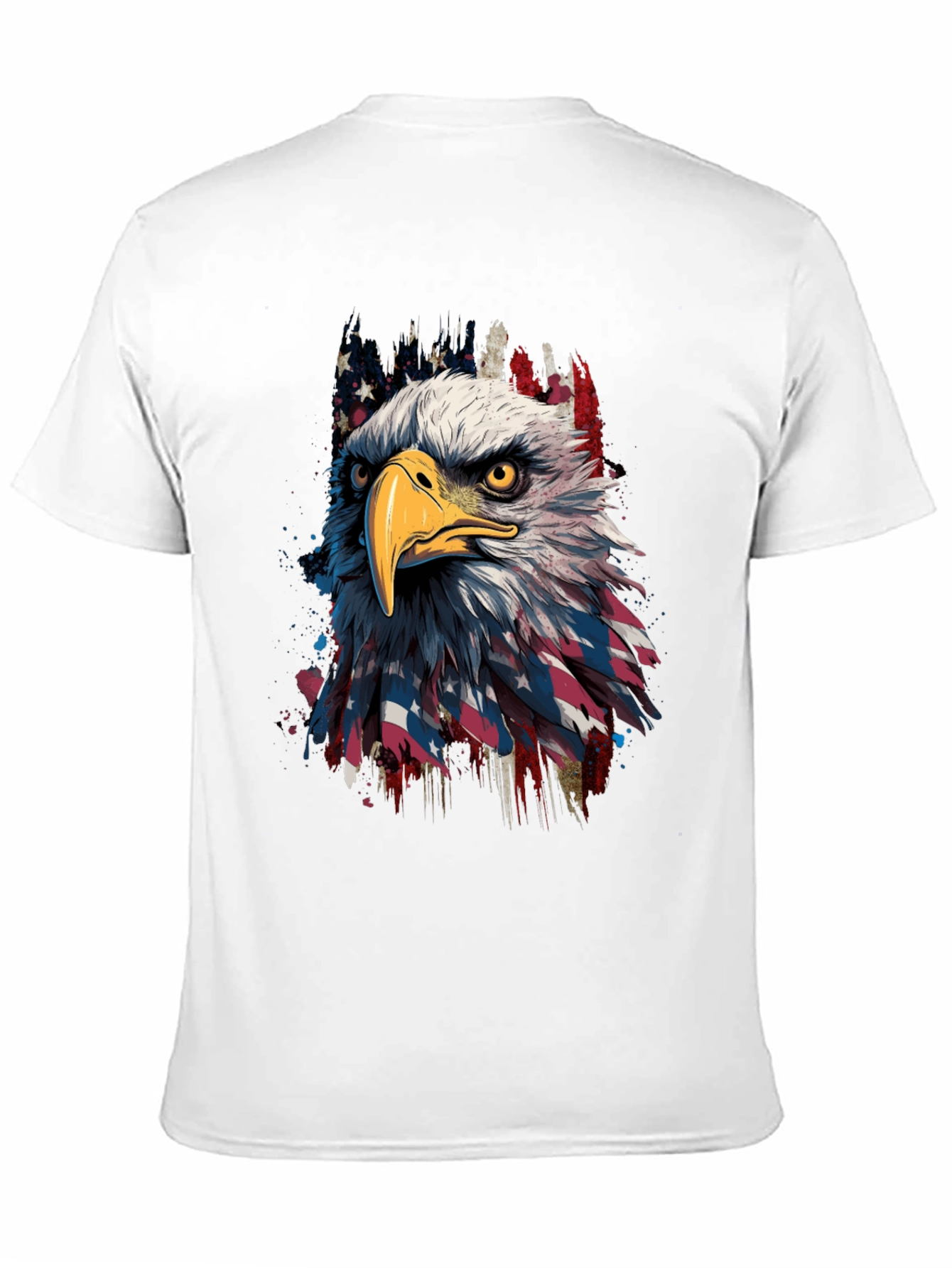 Eagle Flag Graphic Tee - Patriotic Menswear