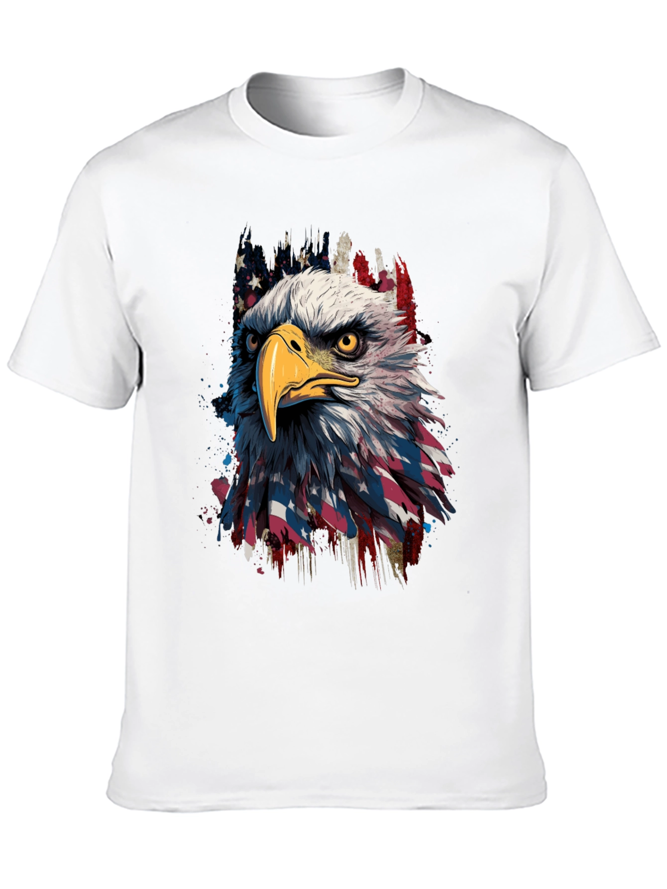 Eagle Flag Graphic Tee - Patriotic Menswear