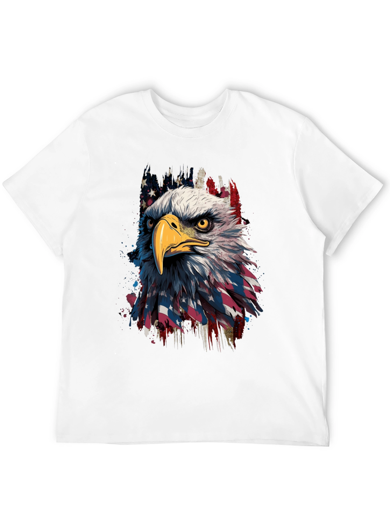 Eagle Flag Graphic Tee - Patriotic Menswear