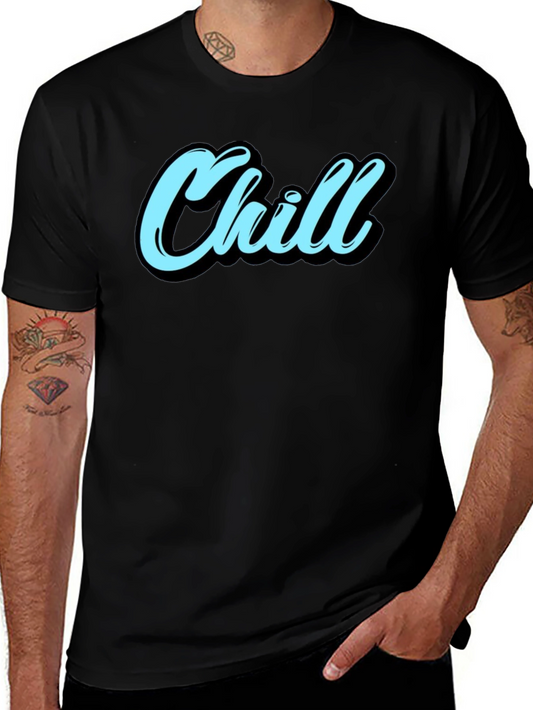 Chill Graphic Tee - Relaxed Style Soft Cotton