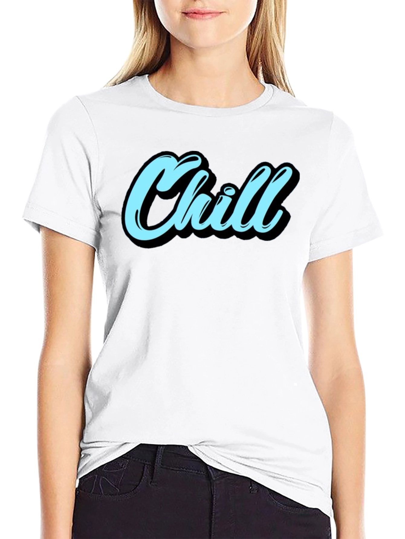 Chill Graphic Tee - Relaxed Style Soft Cotton