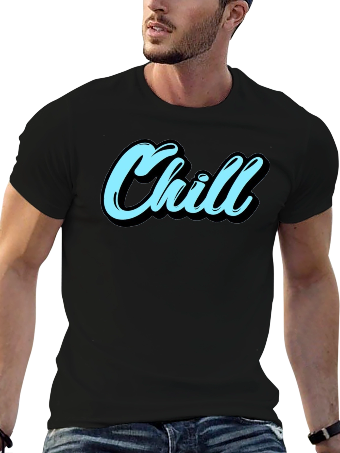 Chill Graphic Tee - Relaxed Style Soft Cotton