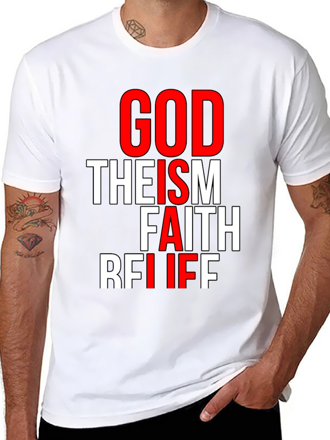 Faith Graphic Tee - God Theism Belief