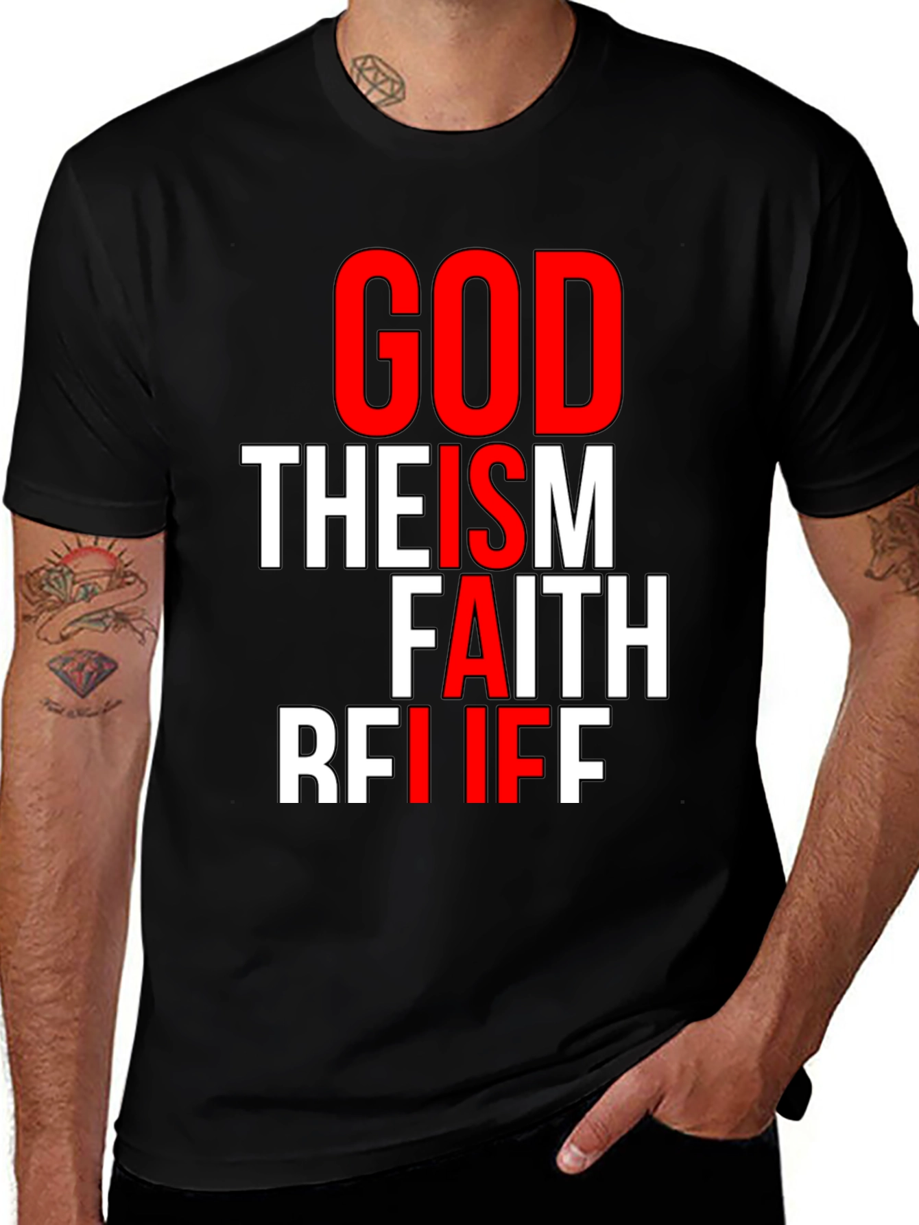 Faith Graphic Tee - God Theism Belief