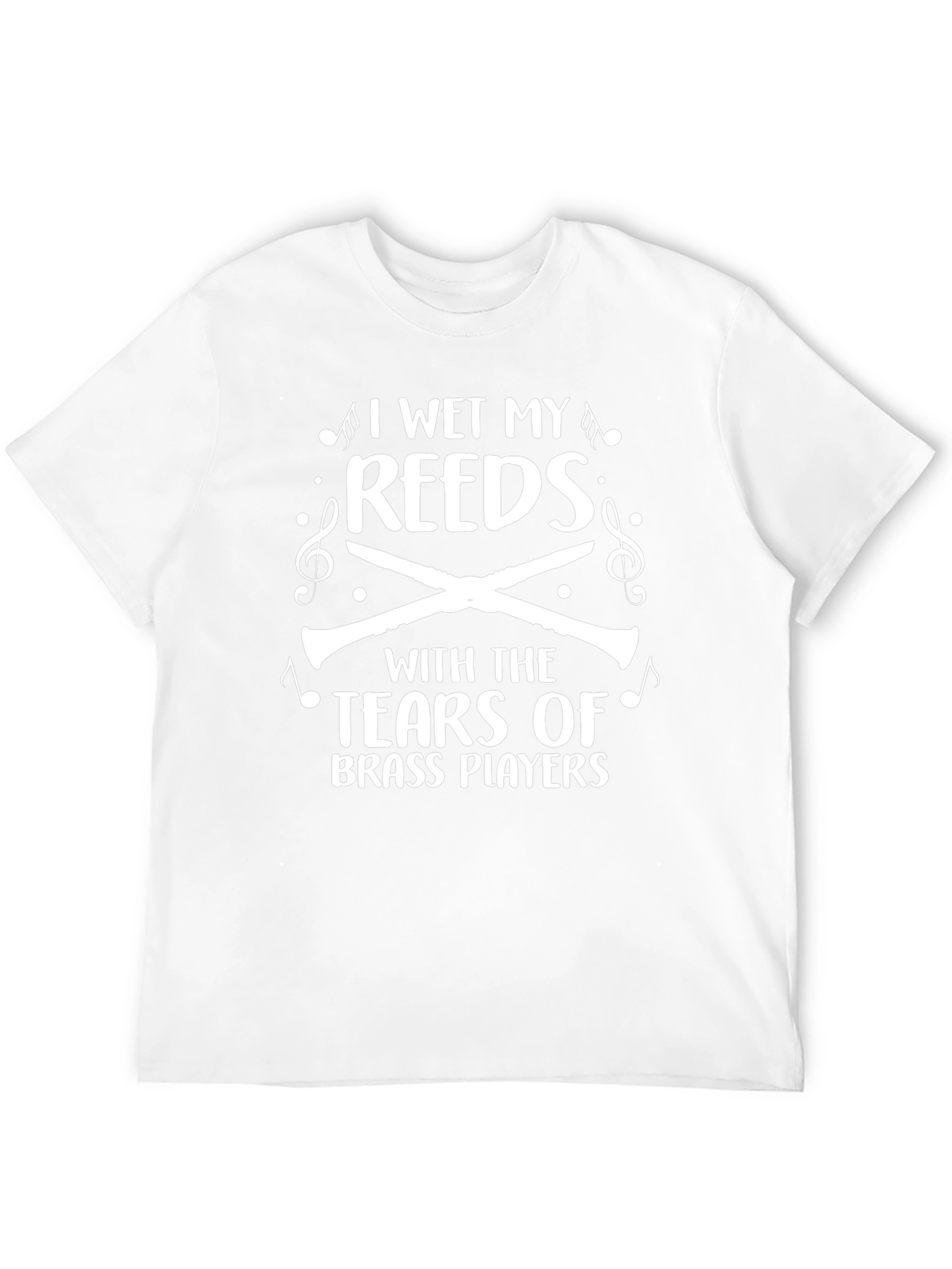 I Wet My Reeds T-Shirt Funny Musician Tee