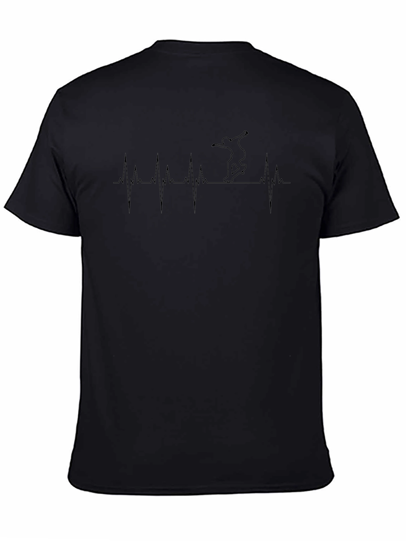 Skateboarding Heartbeat T-Shirt - Ride On!